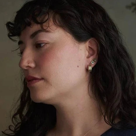 14k Philo Hug Hoop Earrings