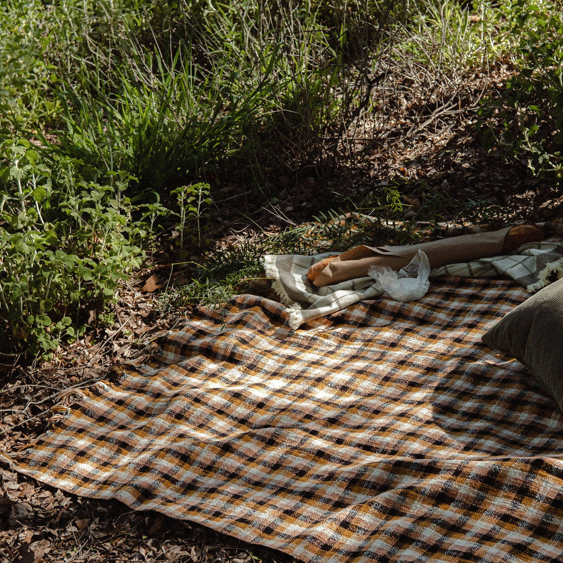 Adela: Honey Peach Plaid / Standard