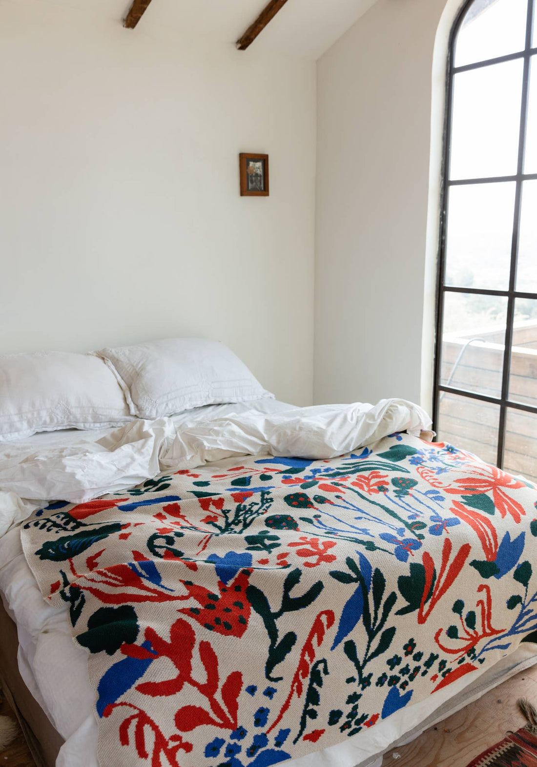 Poppies & Lotus Flax