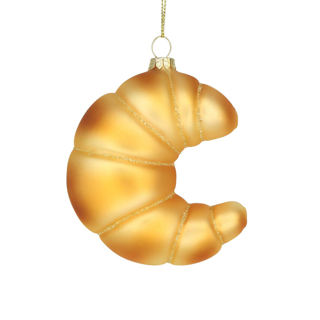 Glass Christmas Tree Ornament Croissant 108 Styles