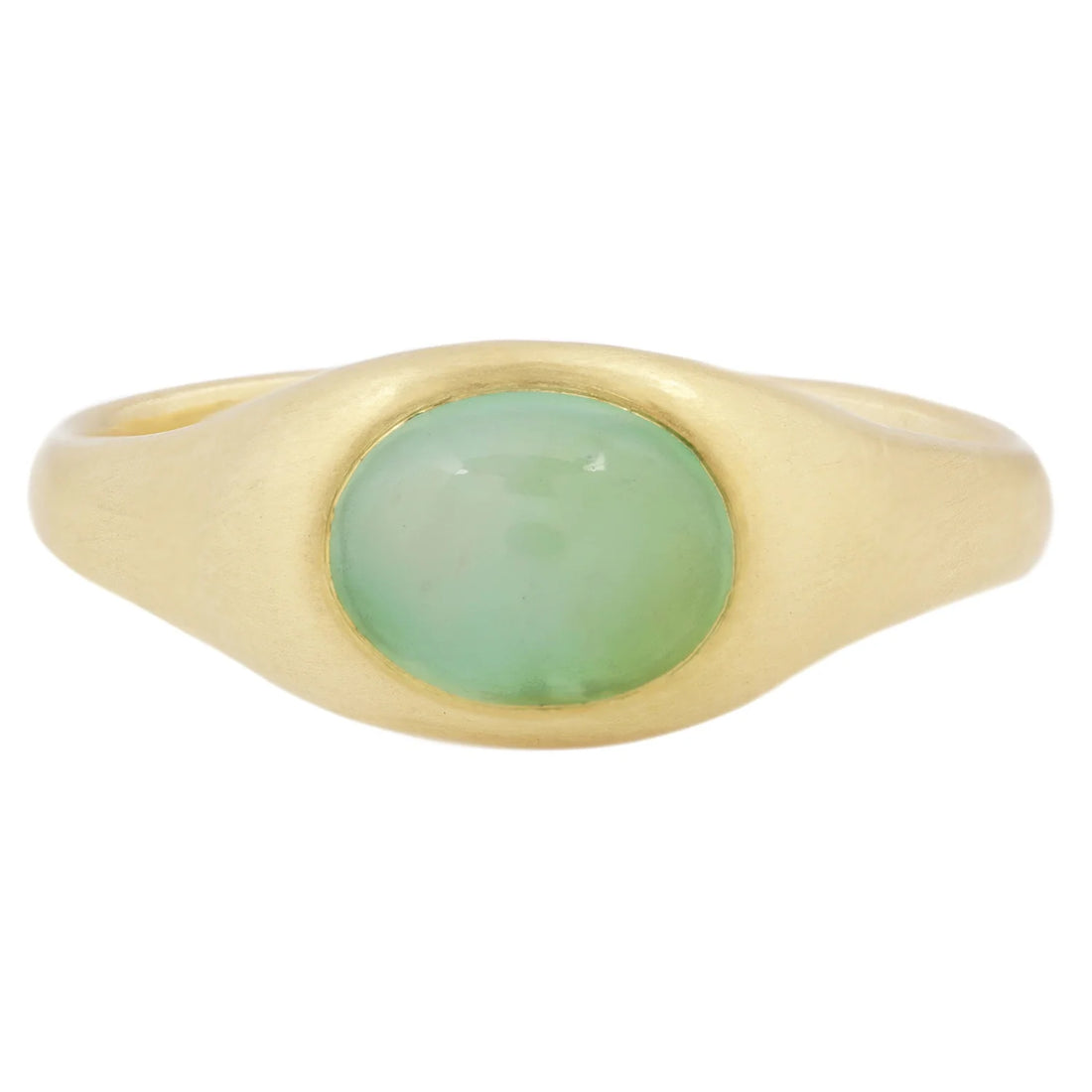18k Roma Ring- Chrysoprase