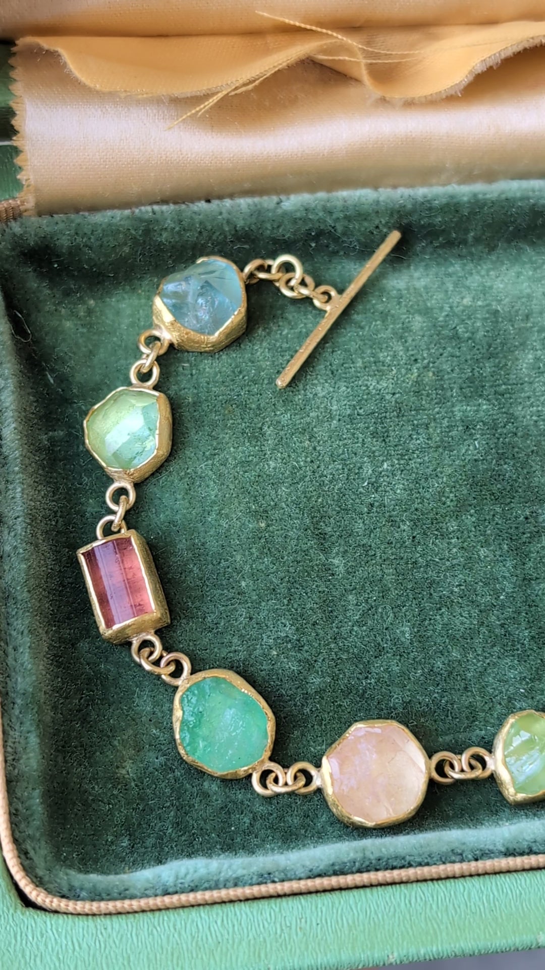 Rough Candyland Gemstone Bracelet