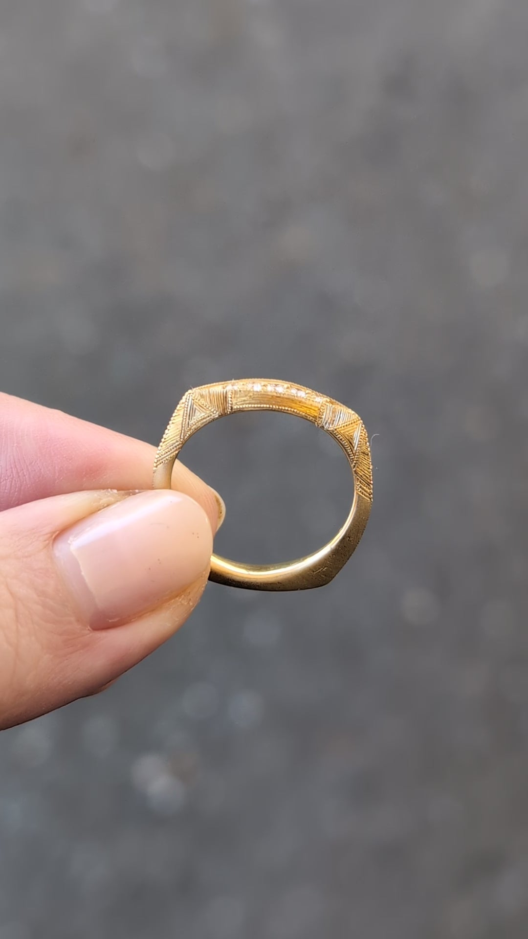 Desert Deco Gemini Melee Ring #2 - One of a Kind