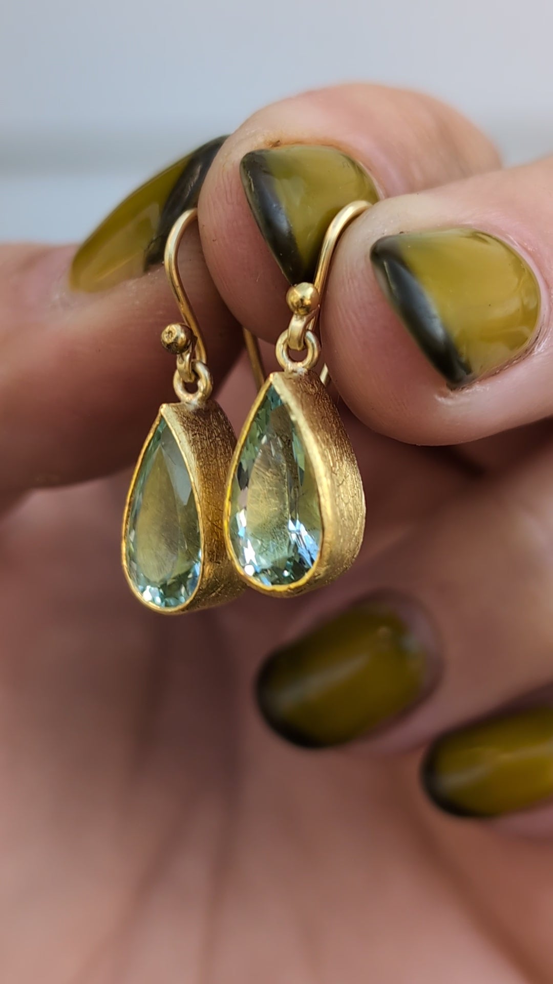 Aquamarine Drop Earrings