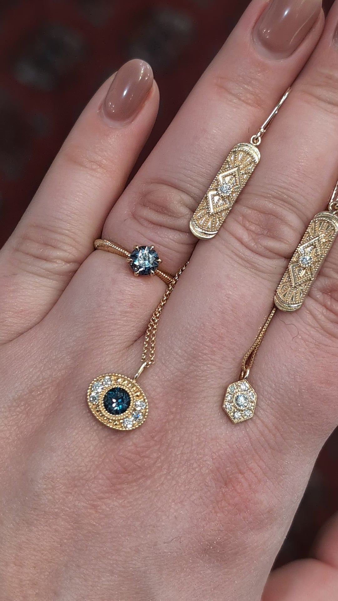 18k Diamond Wyatt Necklace- small