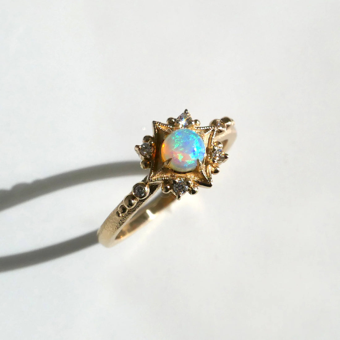 14k Sabine Nova Ring with Opal