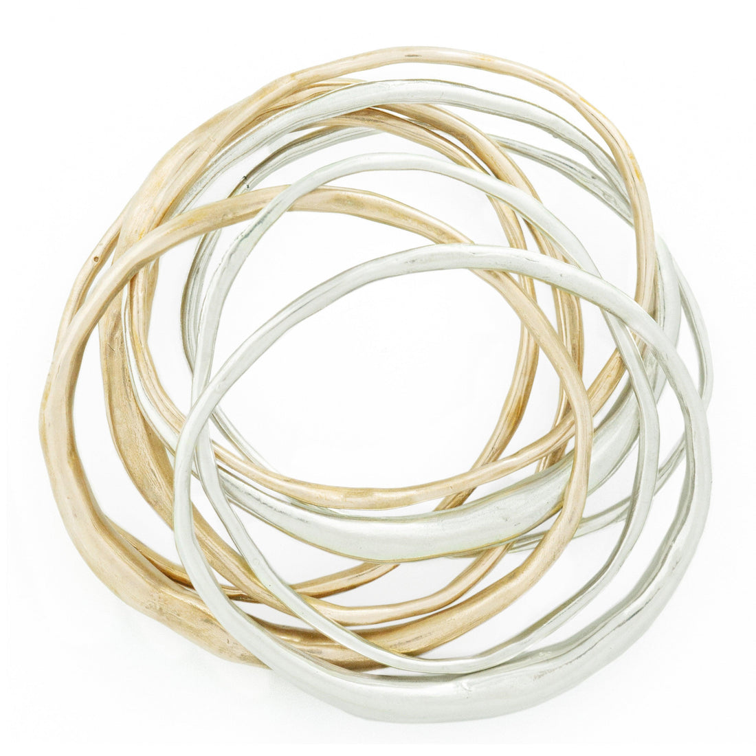 Gila Bangle - Sterling Silver - erin cuff jewelry