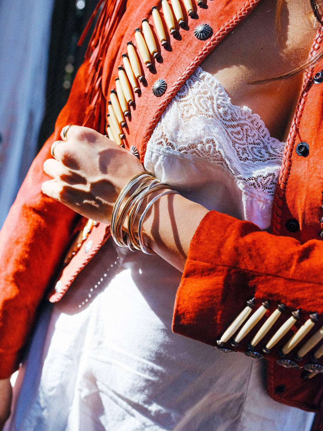 Paloma Bangle - Sterling Silver - erin cuff jewelry