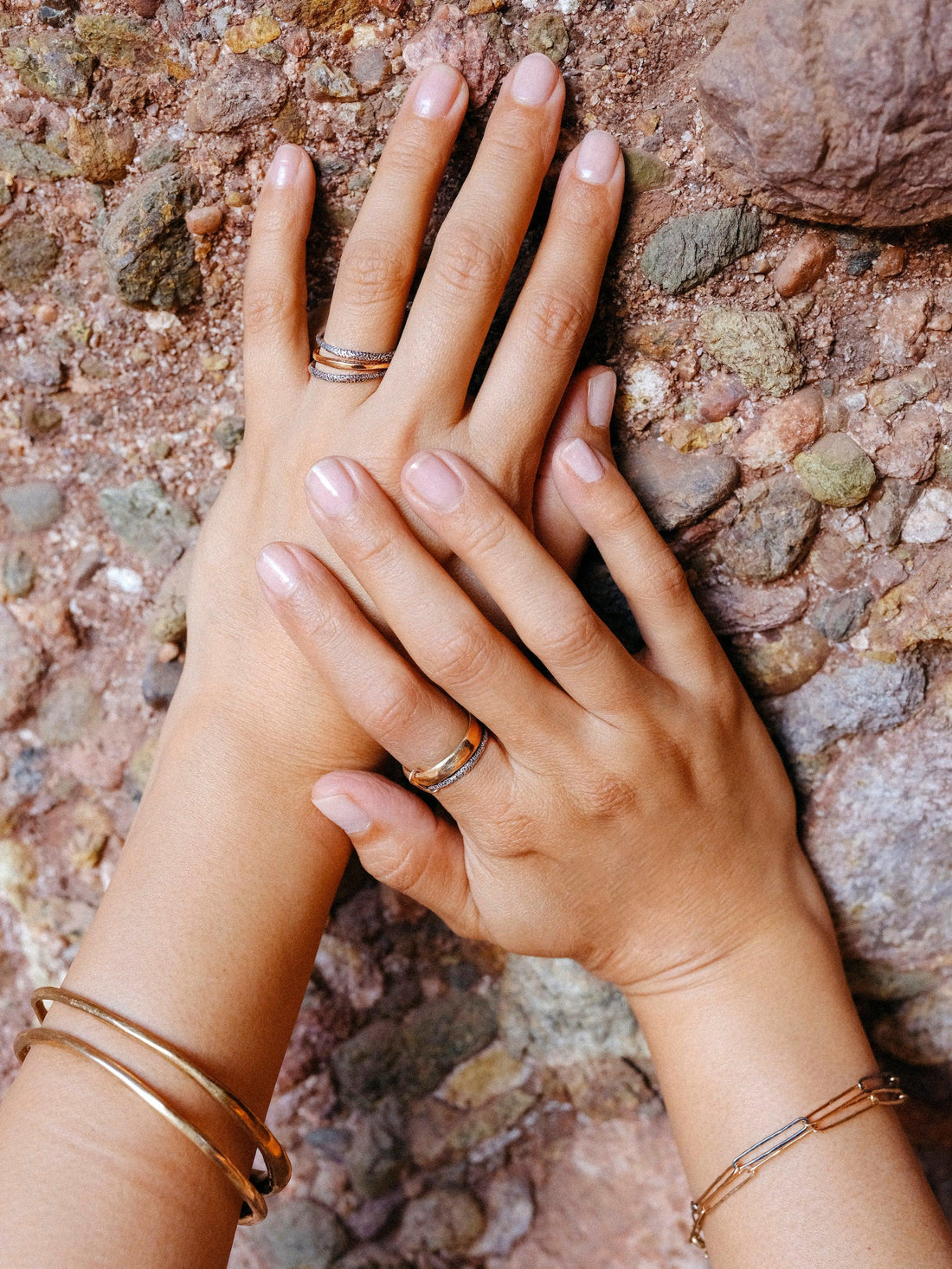Stapled Stack - Classic - erin cuff jewelry