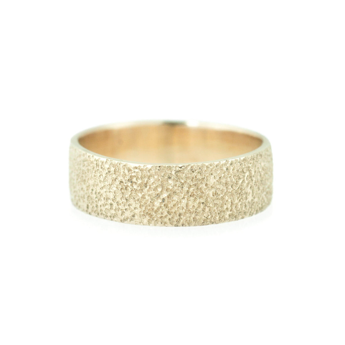Wide Band - Textured - erin cuff jewelry