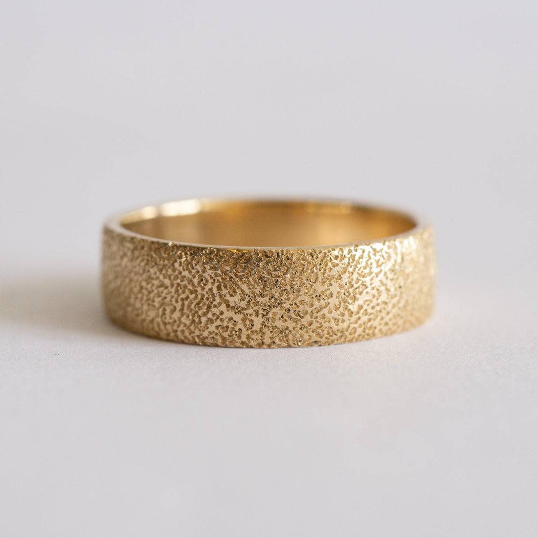 Wide Band - Textured - erin cuff jewelry