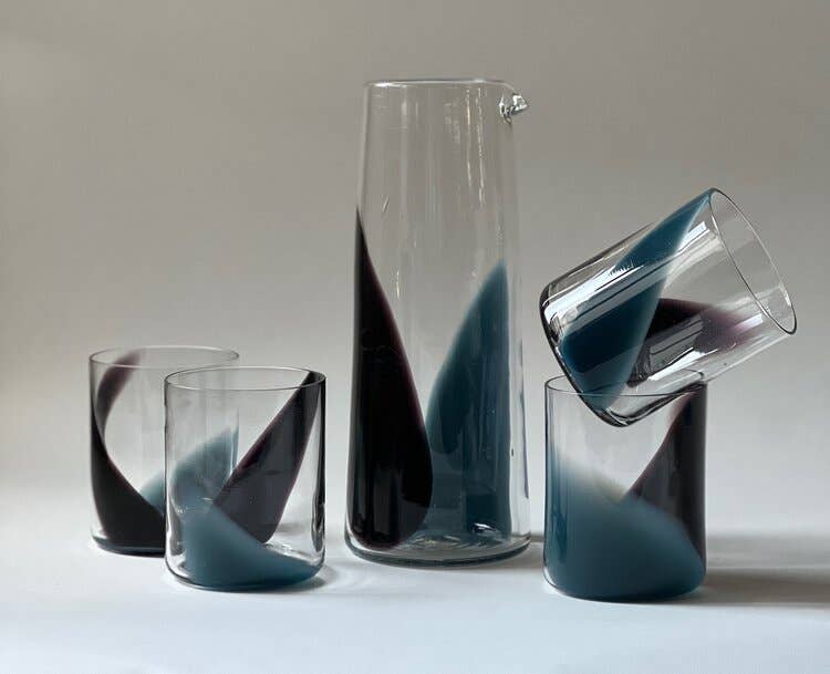 Splash Cup: Classic (Amber + Pink) / 4"