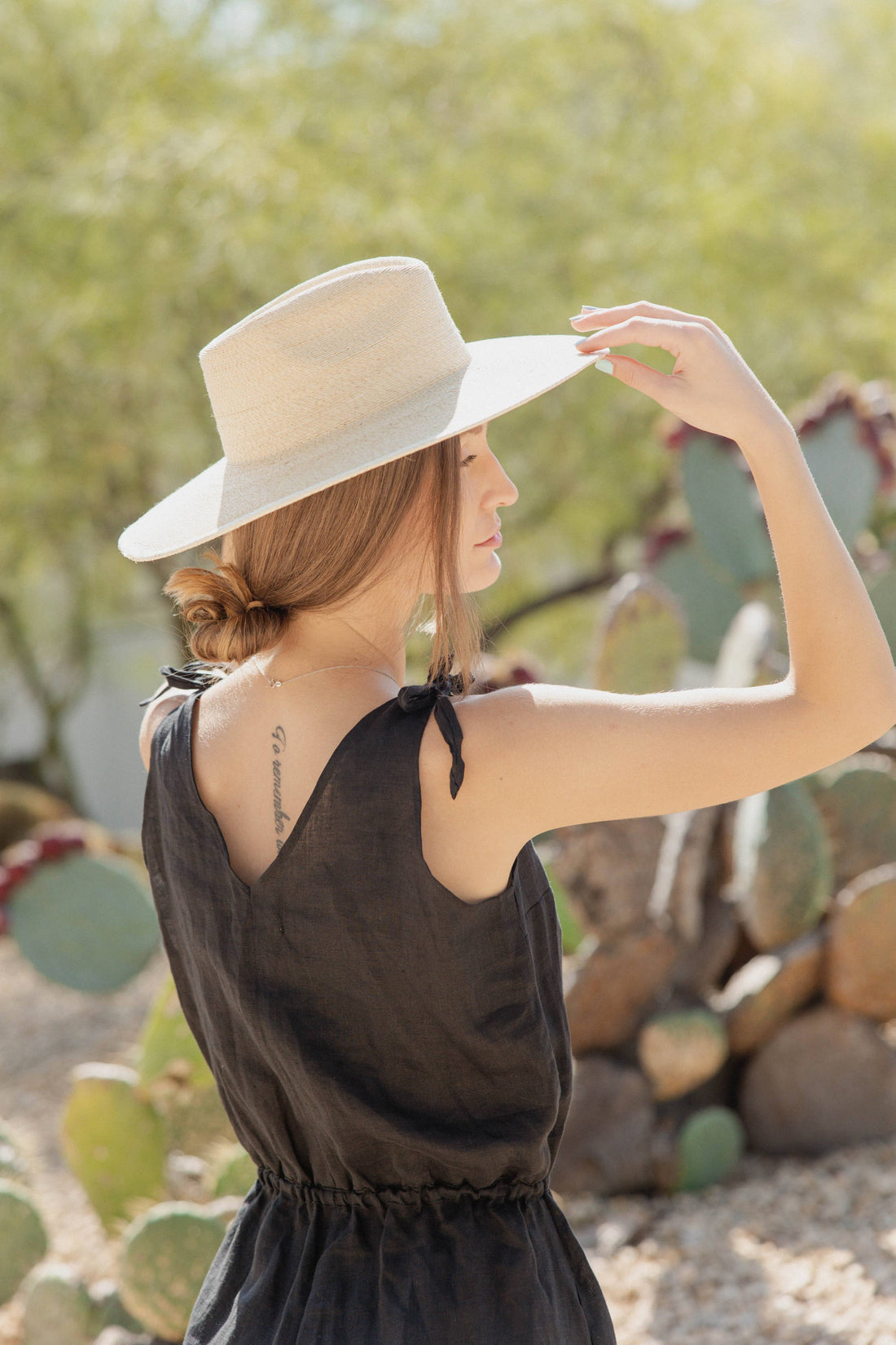 The Sunbleached Fine Palm Rancher Hat: Large