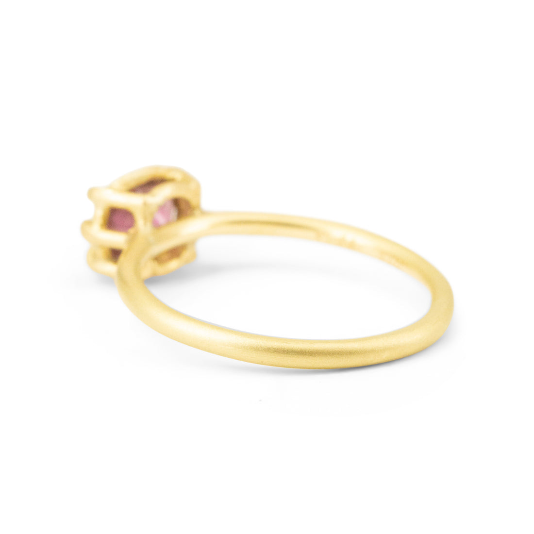 Pink Umba Sapphire Basket Set Ring -1.03ct - One of a Kind