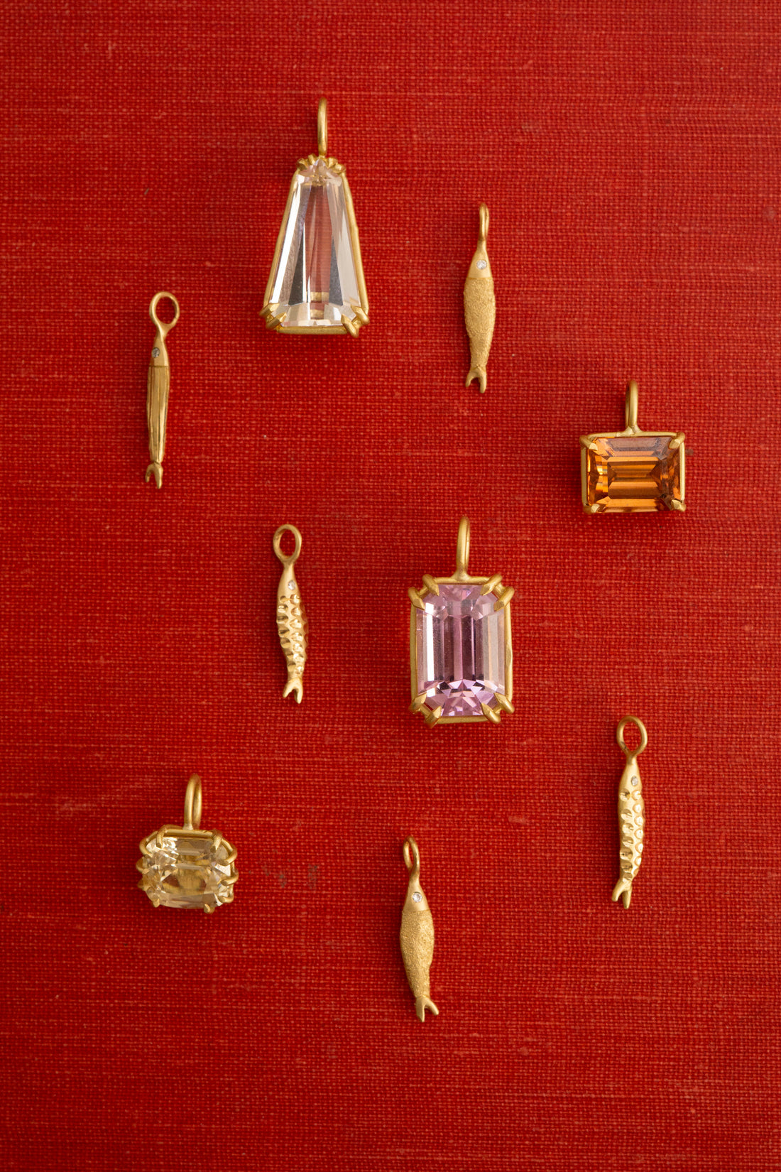 Engraved Pesca Pendant - Striped