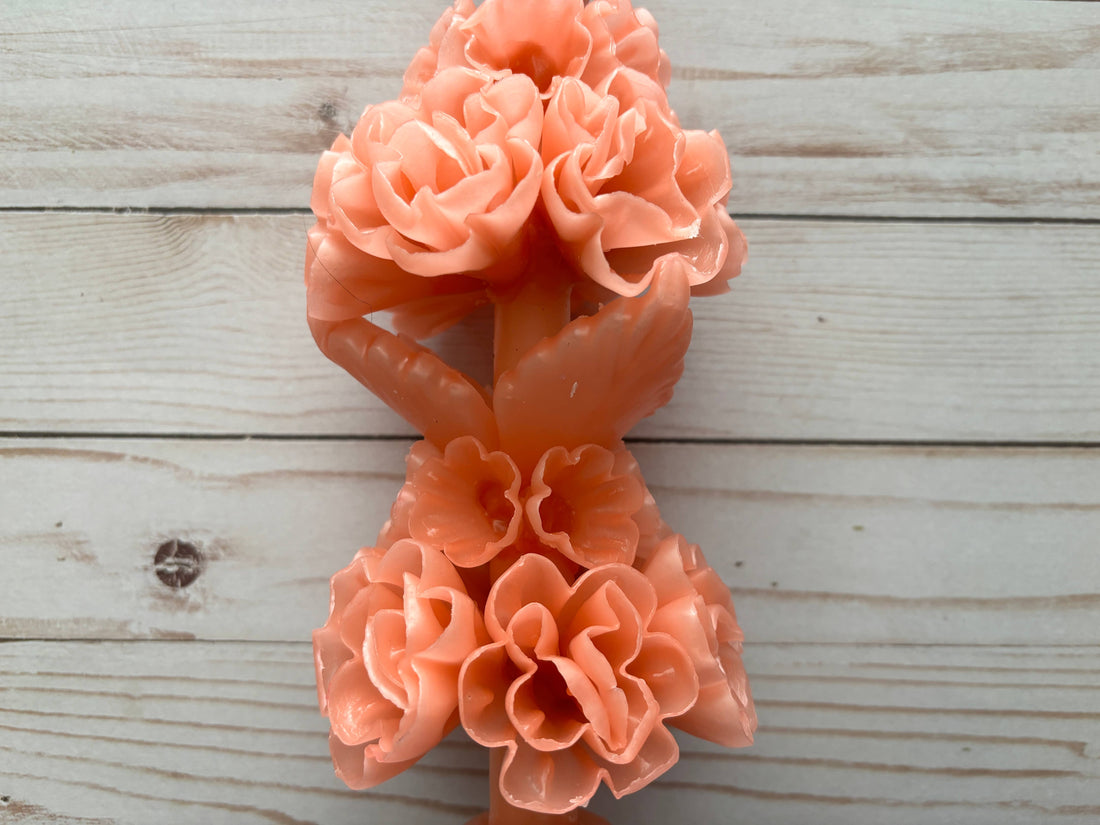 Peach Large Oaxaca Marigold Candle