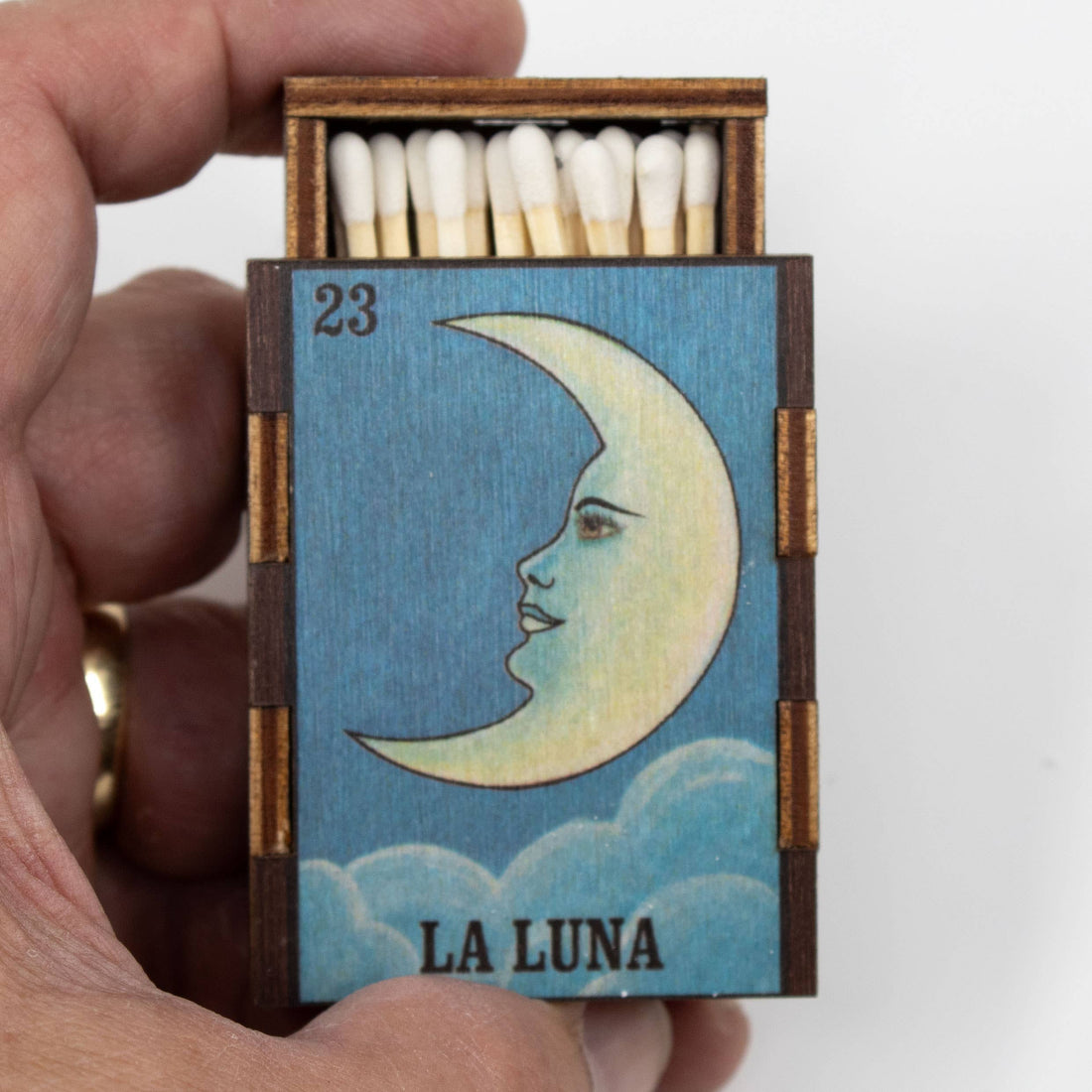 Matches • Luna Loteria Wooden Matchboxes • Home Decor