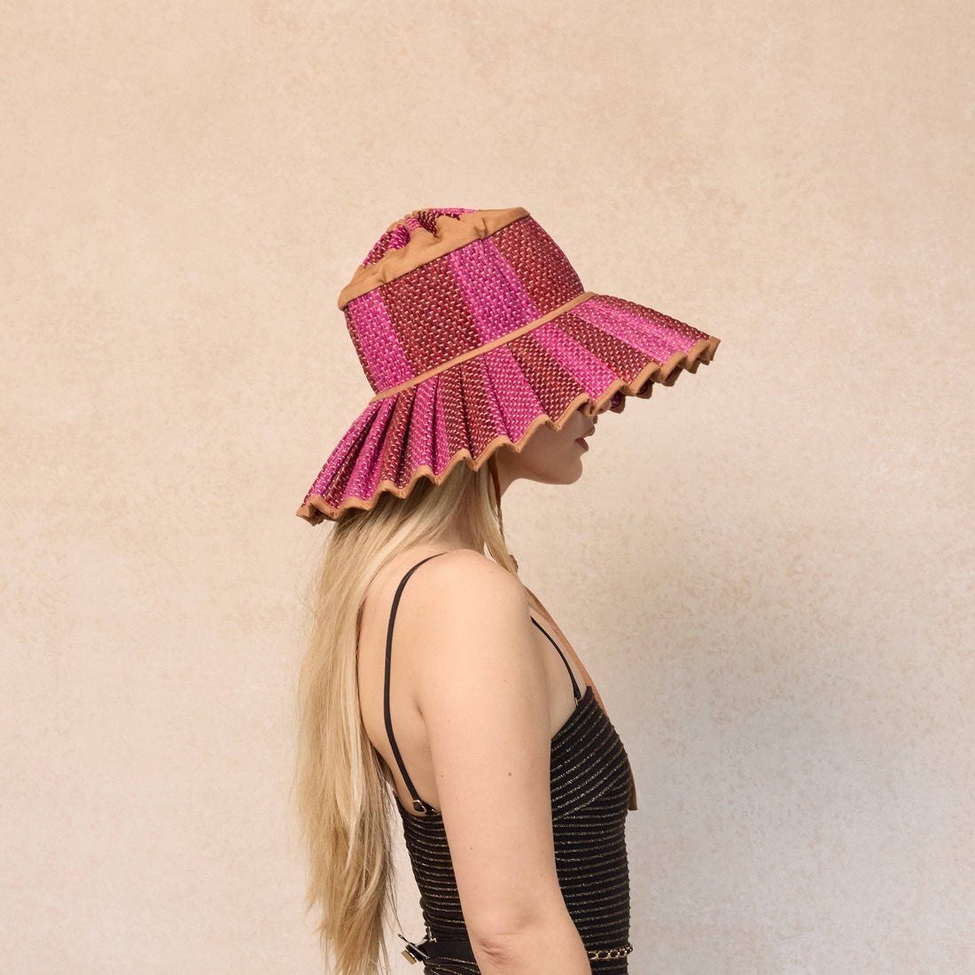 Love Heart | Caramel | Island Capri Hat: Large