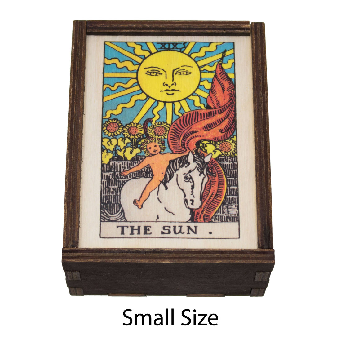 Tarot - 19 - The Sun Full Color Stash Box: 4"x6"