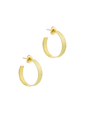 Big Concave Hoop Earrings