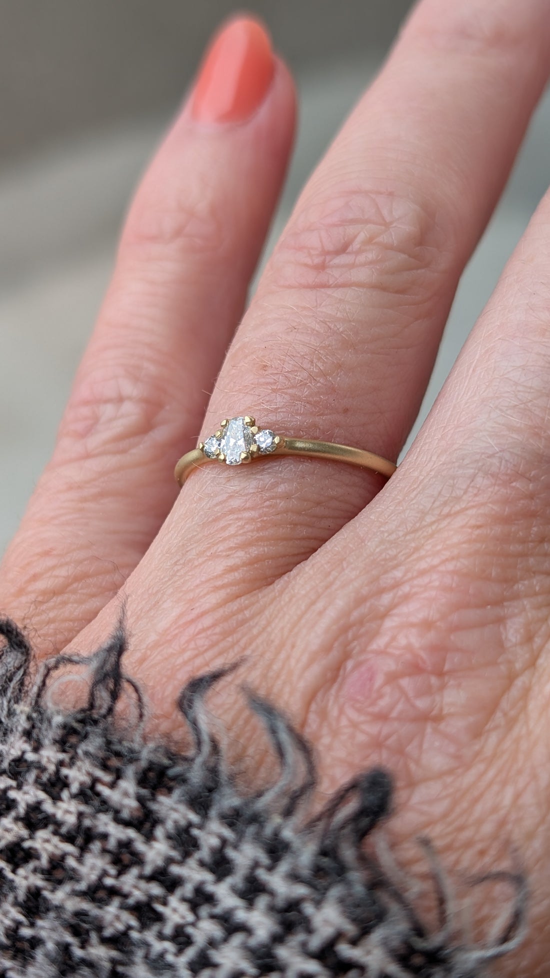 Petite Oval Trio Ring
