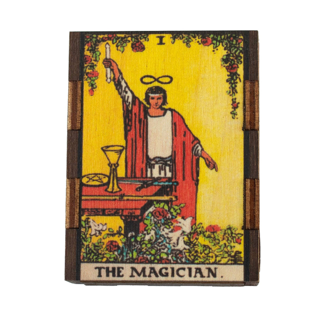Matches • Tarot Magician Wooden Matchbox • Home Decor