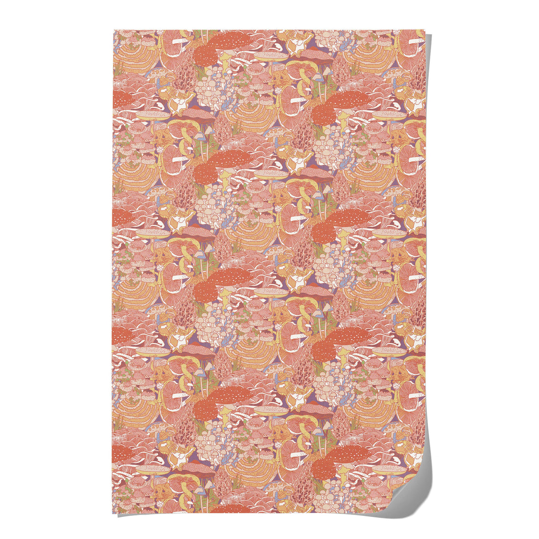 Mystical Fungi Forest wrapping paper: Roll of 3 Sheets