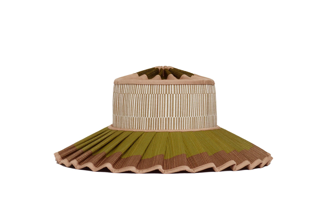 Royal Palm | Luxe Capri Hat: Maxi / CS/BBK / Medium
