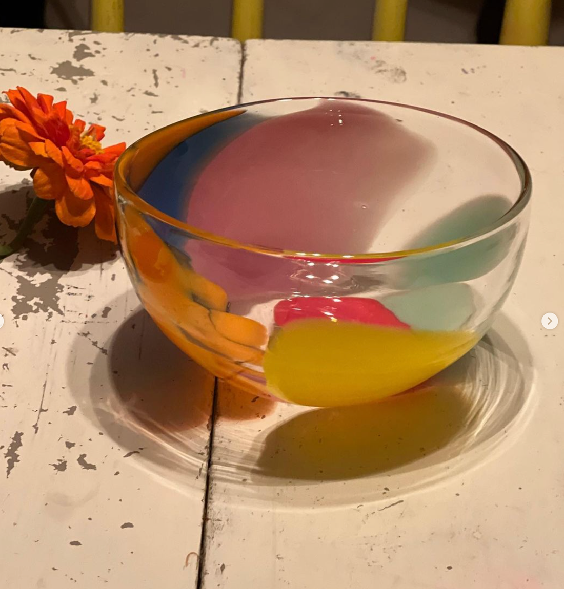 Snack Bowl: Classic (Amber + Pink)