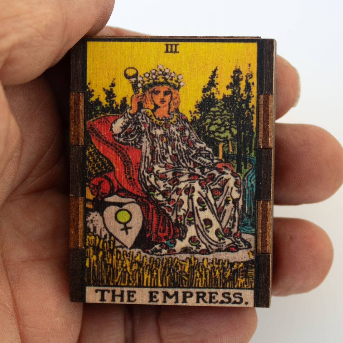 Matches • Tarot Empress Wooden Matchbox • Home Decor