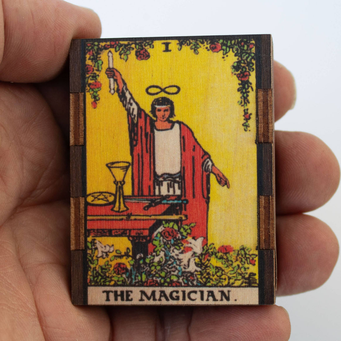 Matches • Tarot Magician Wooden Matchbox • Home Decor