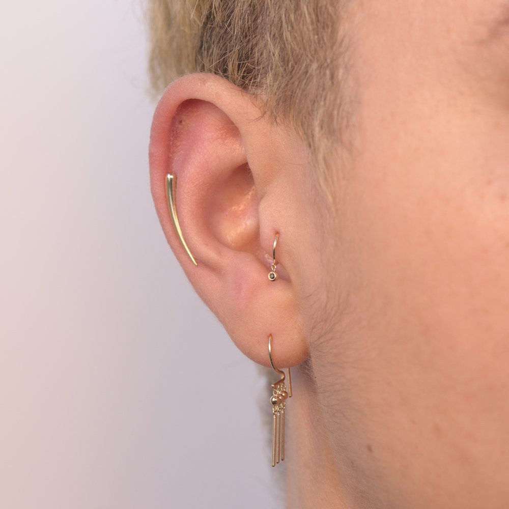 Loopdie R Bars Earring
