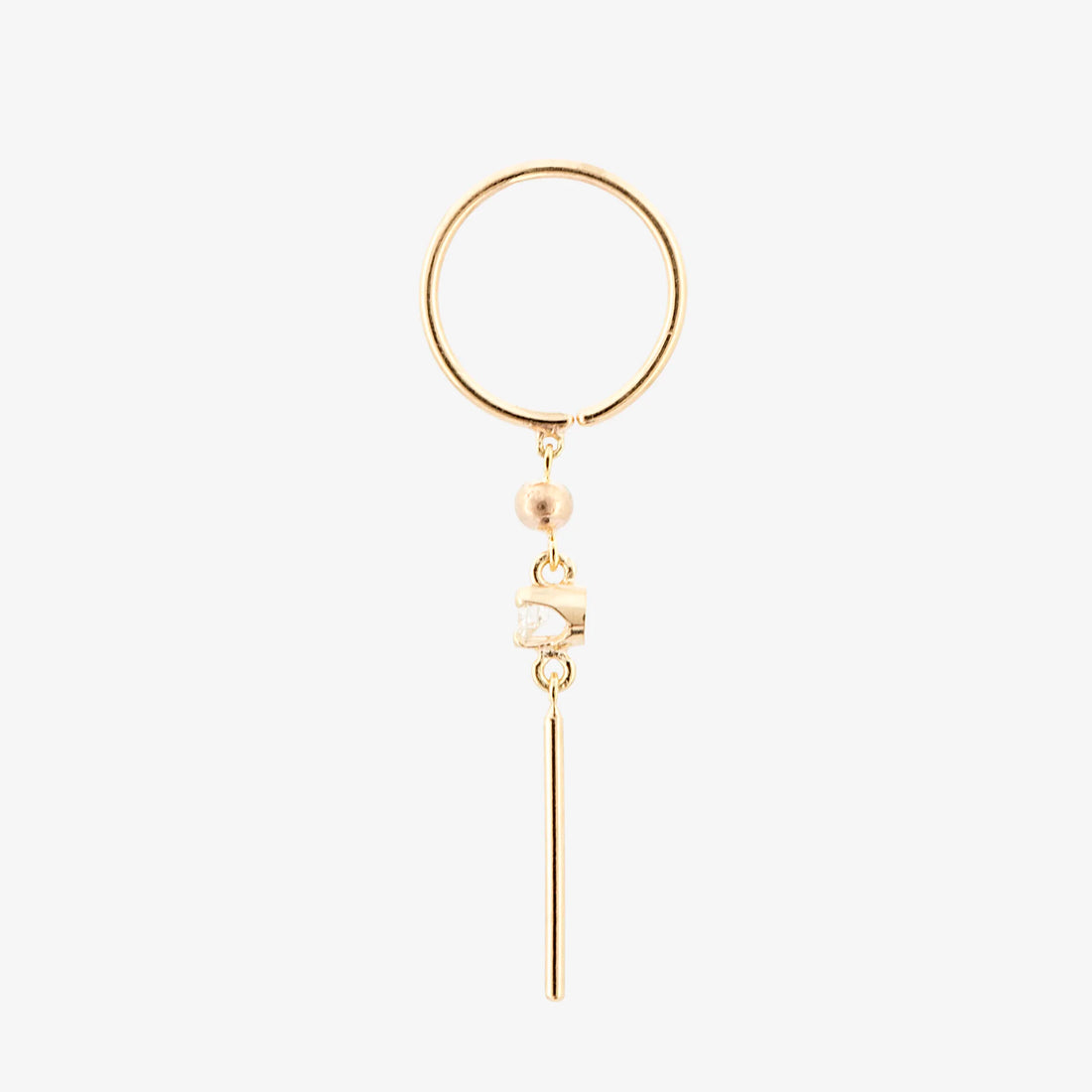 Diamond Huggie Earring