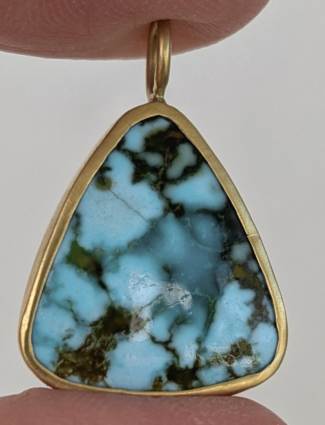 Turquoise Bezel Pendant