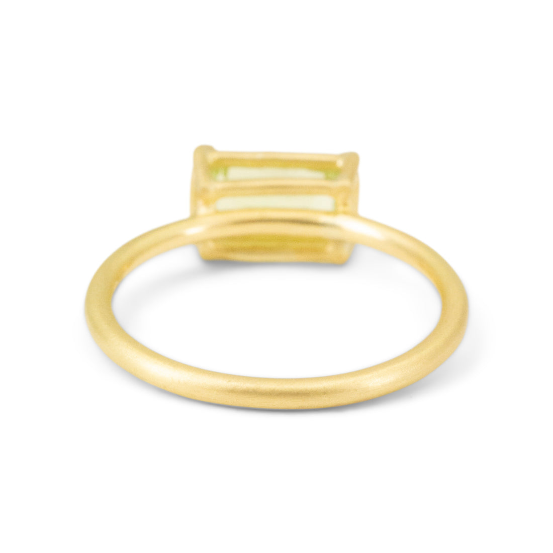 Emmeline Basket Solitaire- 1.15CT Minty Green Tourmaline