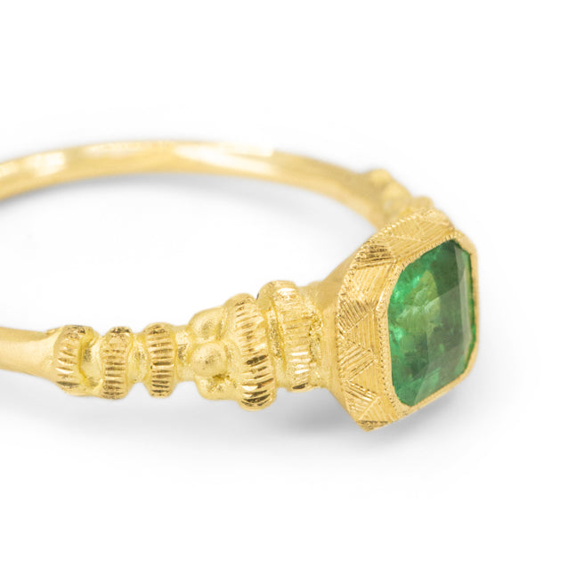 Emerald Anam Cara Ring  - 0.65ct - One of a Kind