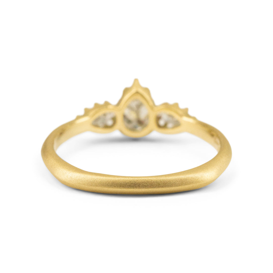 Pear Trio Prong Ring - 0.45cttw - One of a Kind