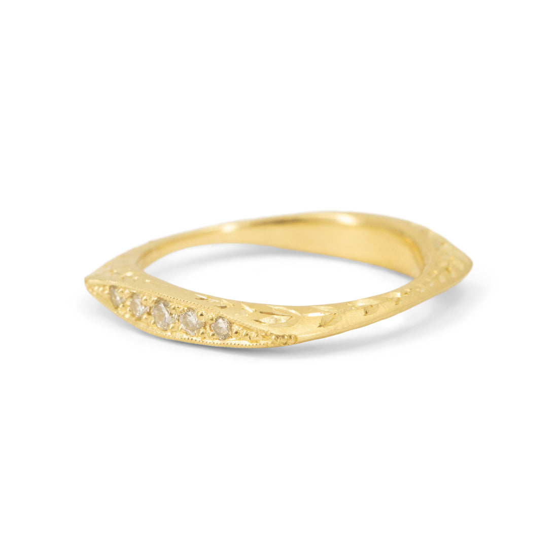Engraved Willow Gemini Melee Ring