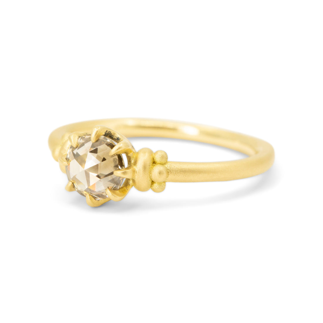 Rose Nouveau Cognac Diamond Ring - One of a Kind