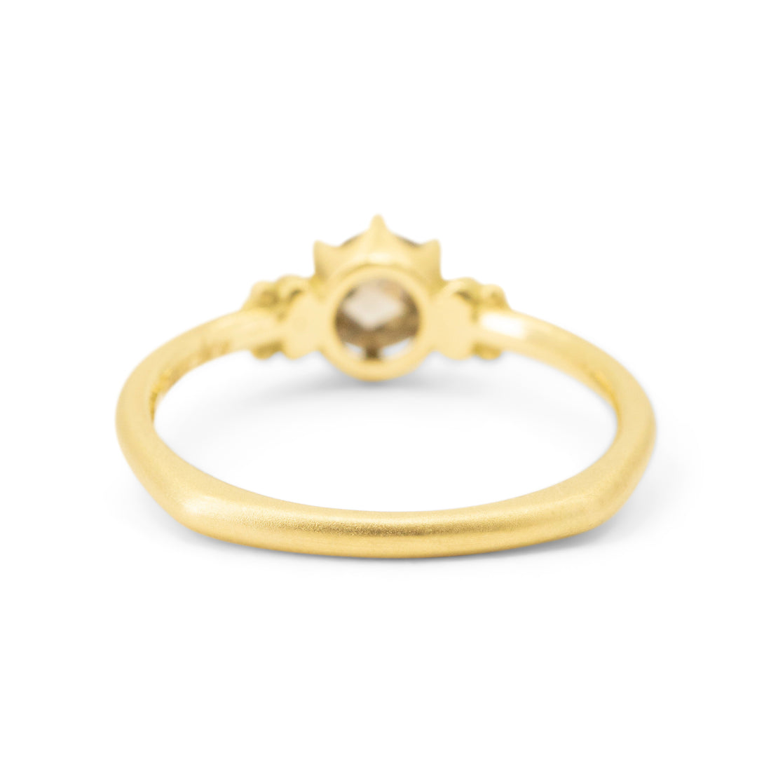 Rose Nouveau Cognac Diamond Ring - One of a Kind