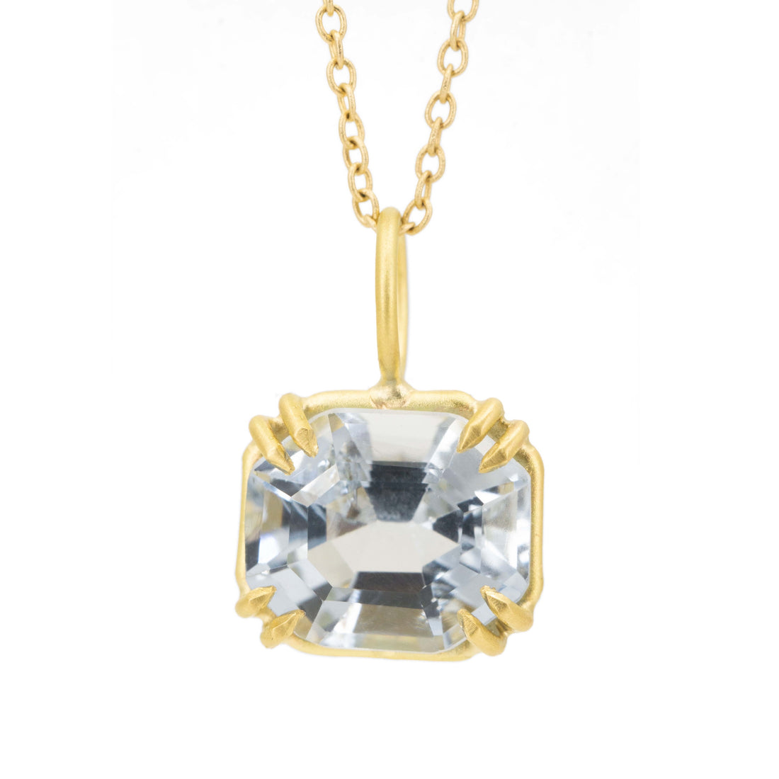 Aquamarine Basket Pendant 2.5CT - One of a Kind