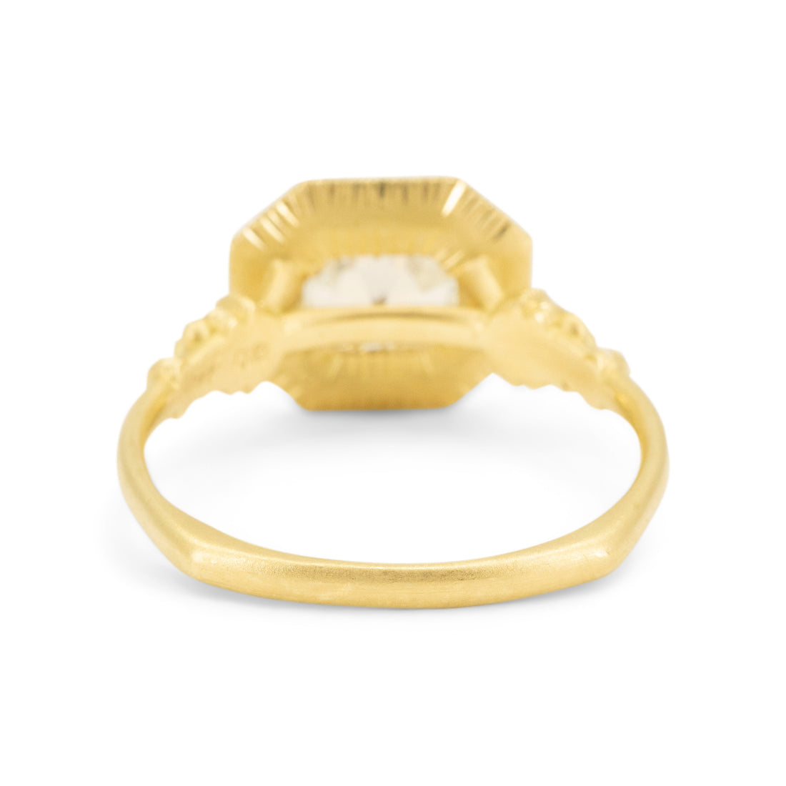 Celestine Pedestal Solitaire - 0.80CT Antique Corner Cut Diamond