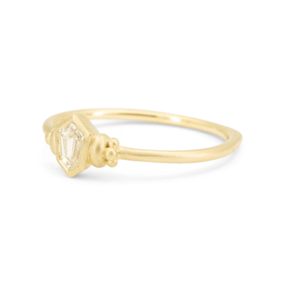 Royal Shield Solitaire - 0.21CT Diamond