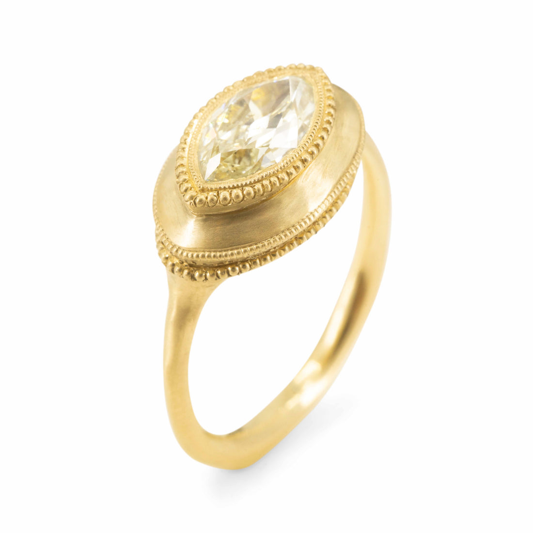 Theia Relic Solitaire - 1.01CT Antique Marquise Diamond