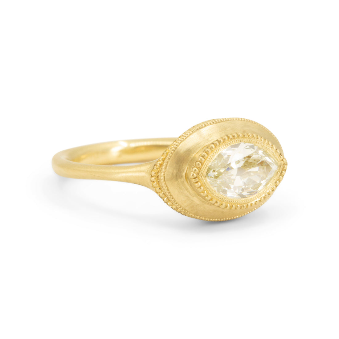 Theia Relic Solitaire - 1.01CT Antique Marquise Diamond