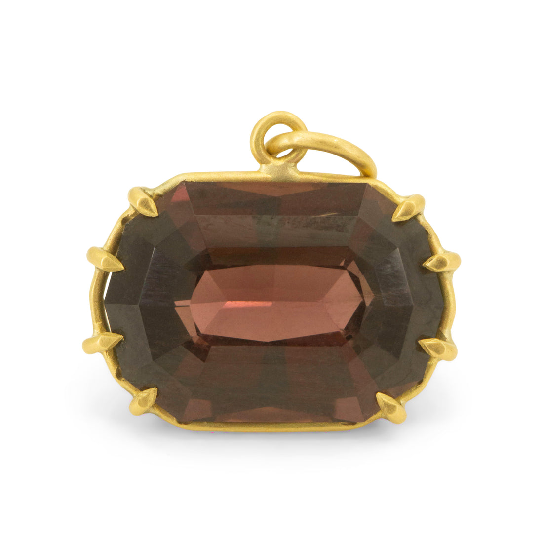 Large Tourmaline Basket Pendant 11.02CT -  One of a Kind