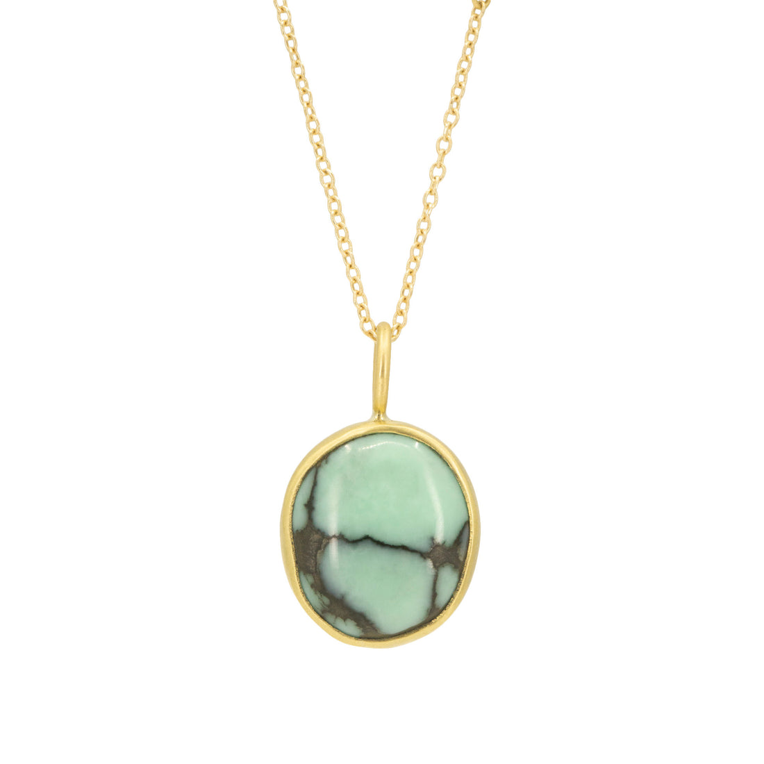 Variscite Bezel Pendant 6.29ct - One of a Kind