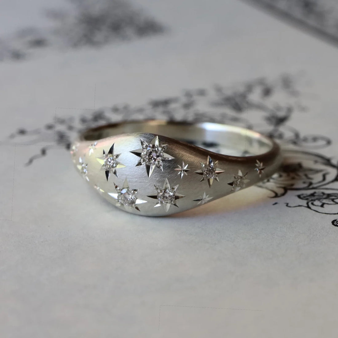 Night Sky Ring- Silver