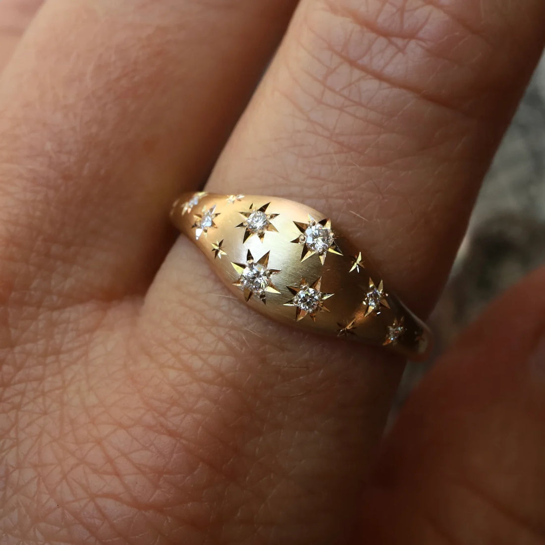 Night Sky Ring- 14k