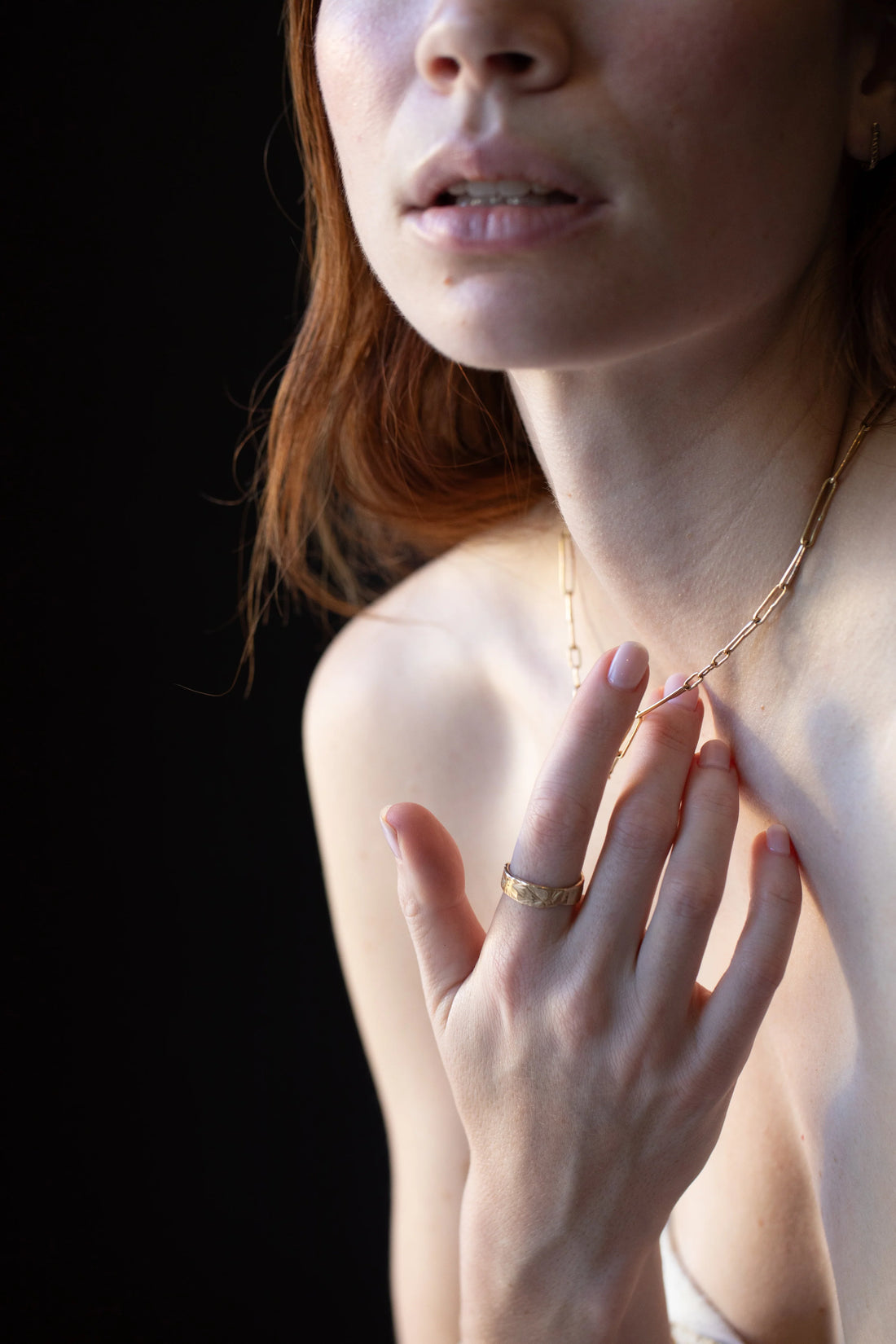 14k Jonsi Slub Link Chain Necklace